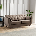 Edison 3 Seater Sofa Dark Feet Mole from Roseland Furniture