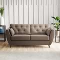 Edison 3 Seater Sofa Dark Feet Mole from Roseland Furniture