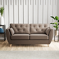Edison 3 Seater Sofa Light Feet Mole from Roseland Furniture