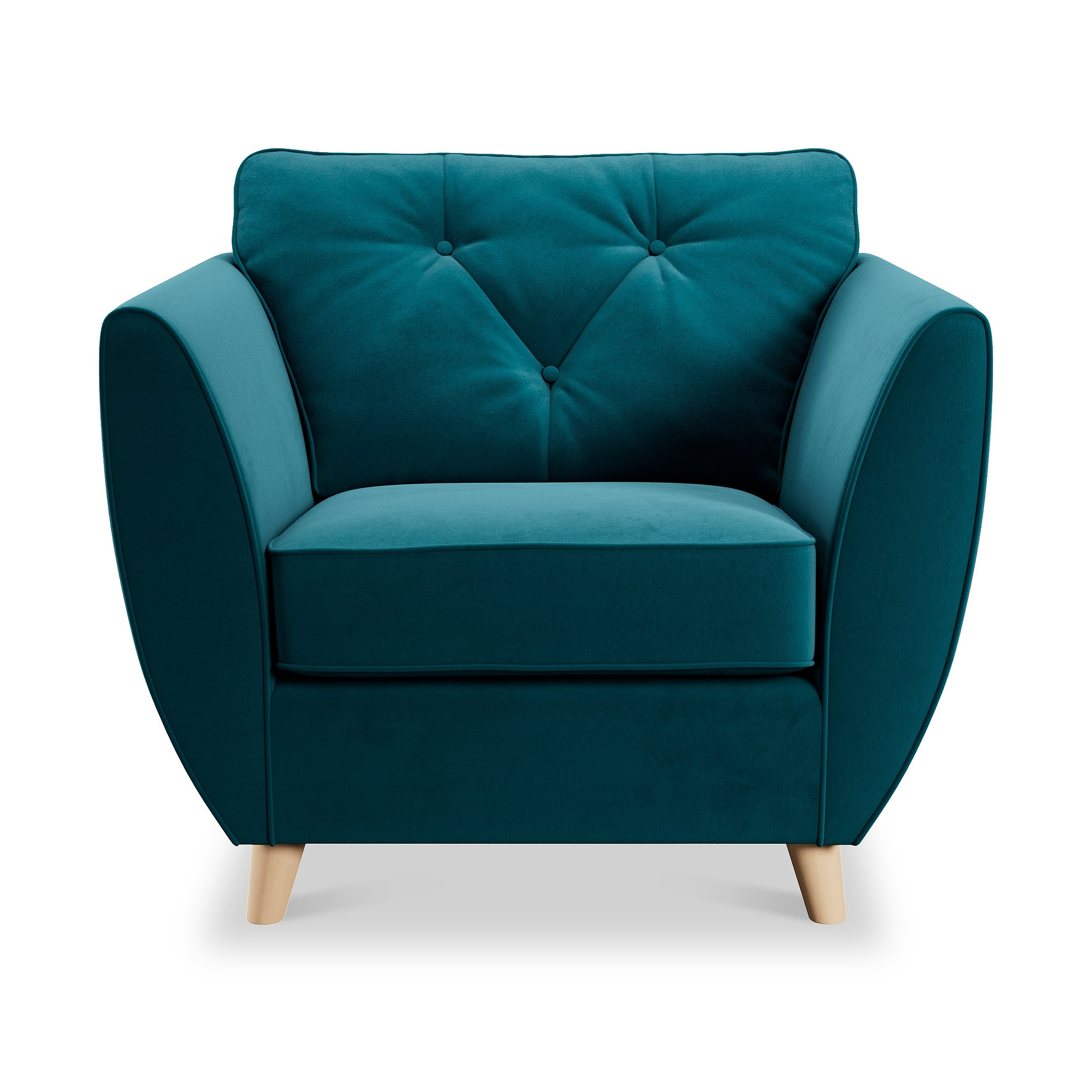 Edison Armchair Light Feet Mallard from Roseland Furniture