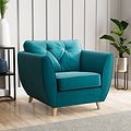 Edison Armchair Light Feet Mallard from Roseland Furniture