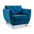 Edison Armchair Light Feet Marine from Roseland Furniture