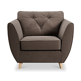 Edison Armchair Light Feet Mole from Roseland Furniture