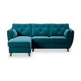 Edison Chaise LH Dark Feet Mallard from Roseland Furniture