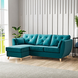 Edison Chaise LH Light Feet Mallard from Roseland Furniture