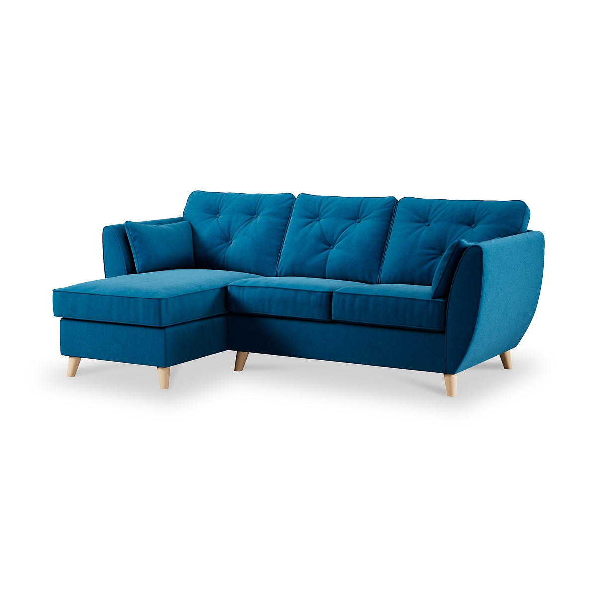 Edison Chaise LH Light Feet Marine from Roseland Furniture