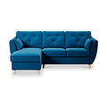 Edison Chaise LH Light Feet Marine from Roseland Furniture