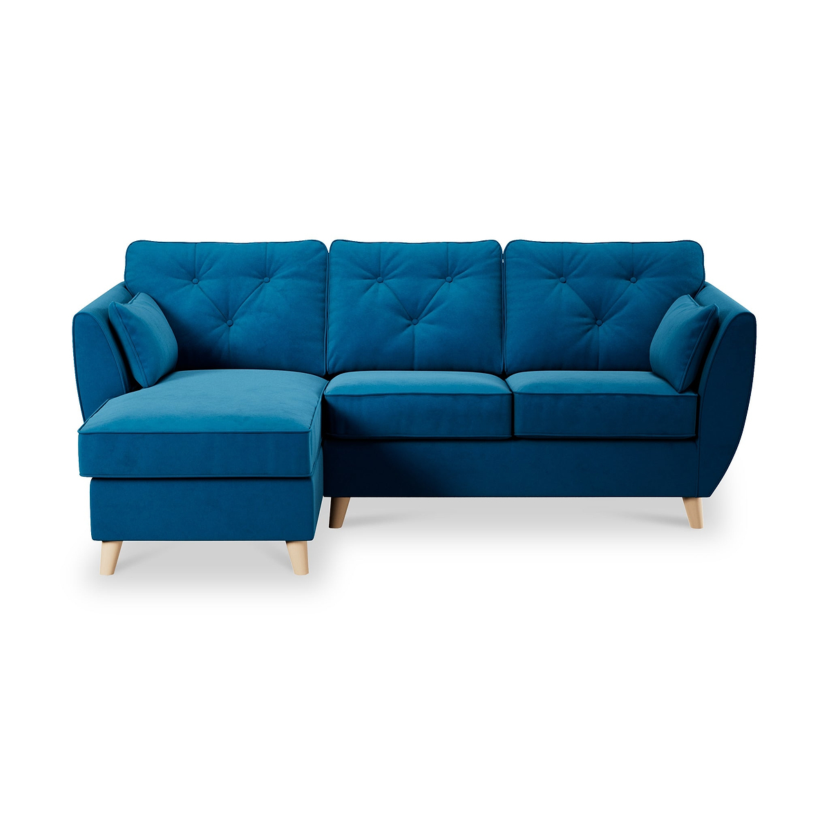 Edison Chaise LH Light Feet Marine from Roseland Furniture