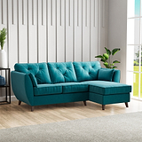 Edison Chaise RH Dark Feet Mallard from Roseland Furniture