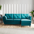 Edison Chaise RH Dark Feet Mallard from Roseland Furniture