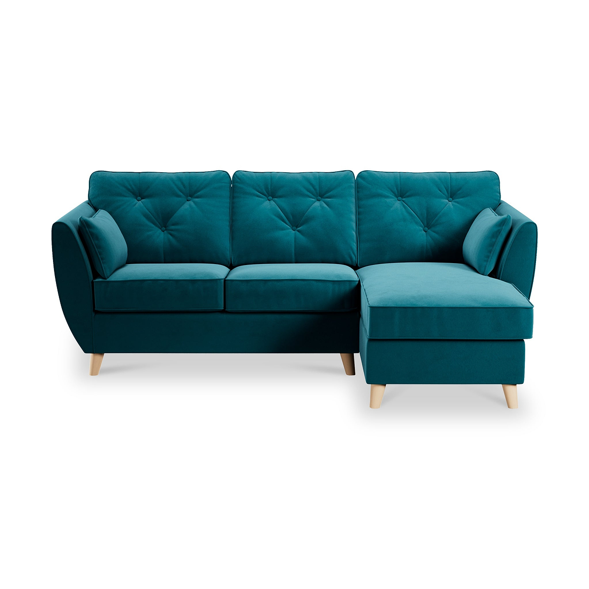 Edison Chaise RH Light Feet Mallard from Roseland Furniture