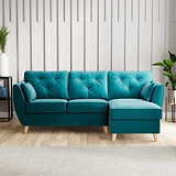 Edison Chaise RH Light Feet Mallard from Roseland Furniture