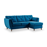Edison Chaise RH Dark Feet Marine from Roseland Furniture