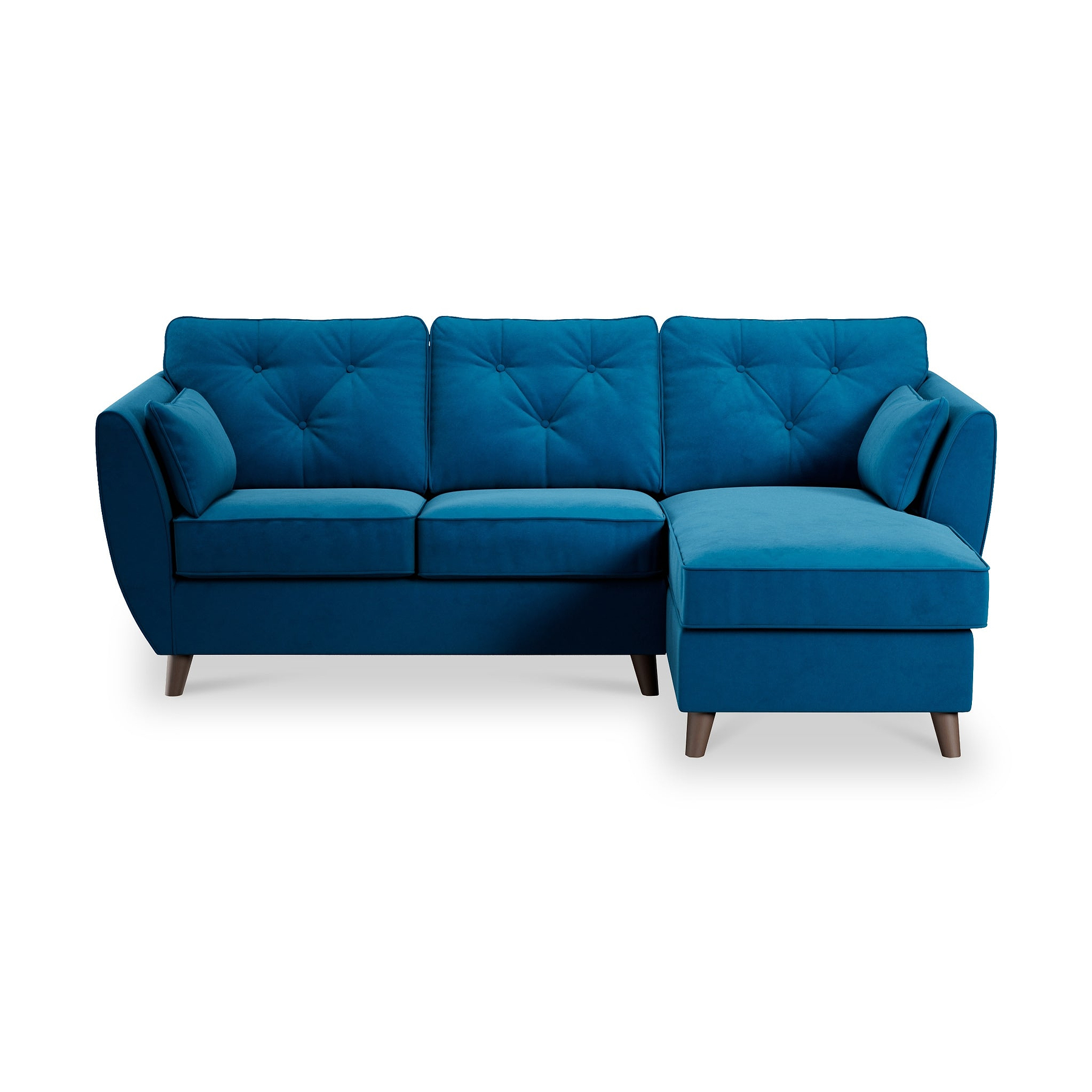 Edison Chaise RH Dark Feet Marine from Roseland Furniture