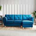 Edison Chaise RH Light Feet Marine from Roseland Furniture