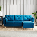 Edison Chaise RH Light Feet Marine from Roseland Furniture
