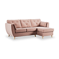 Edison Chaise RH Light Feet Blush from Roseland Furniture