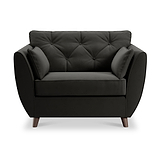 Edison Snuggle Chair Dark Feet Black from Roseland Furniture