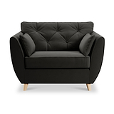 Edison Snuggle Chair Light Feet Black from Roseland Furniture