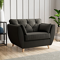 Edison Snuggle Chair Light Feet Black from Roseland Furniture