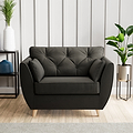 Edison Snuggle Chair Light Feet Black from Roseland Furniture