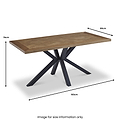 Ingrid-160cm-Parquet-Design-Dining-Table from Roseland Furniture