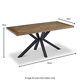 Ingrid-160cm-Parquet-Design-Dining-Table from Roseland Furniture