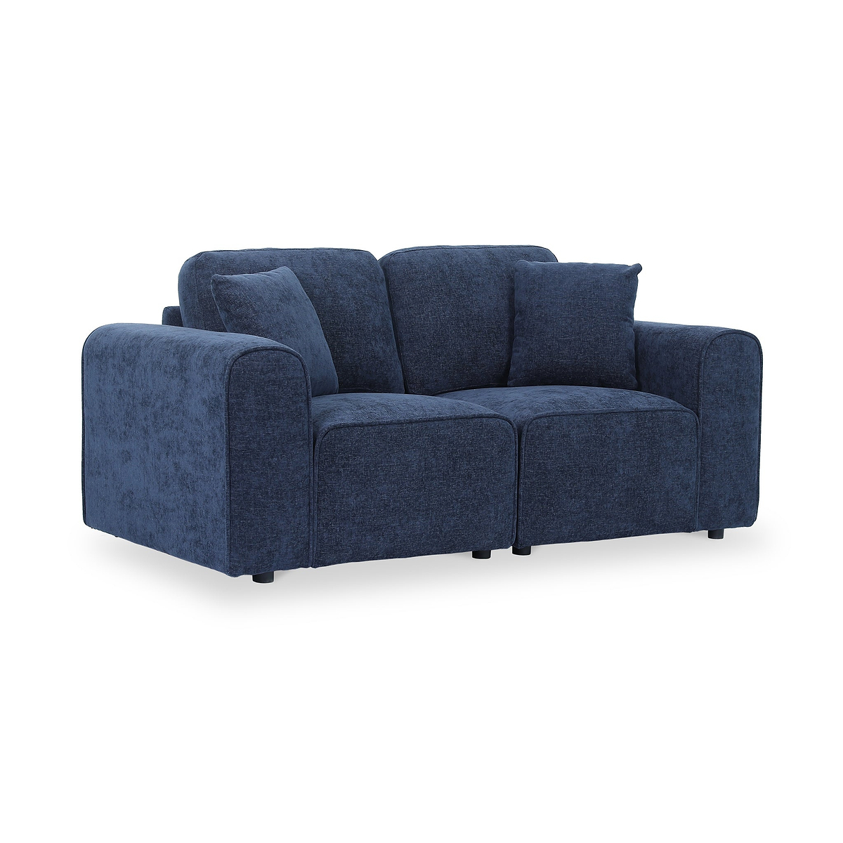 Hugo 2 Seater Sofa Deep Blue from Roseland Furniture