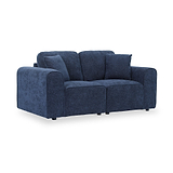 Hugo 2 Seater Sofa Deep Blue from Roseland Furniture