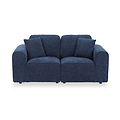 Hugo 2 Seater Sofa Deep Blue from Roseland Furniture