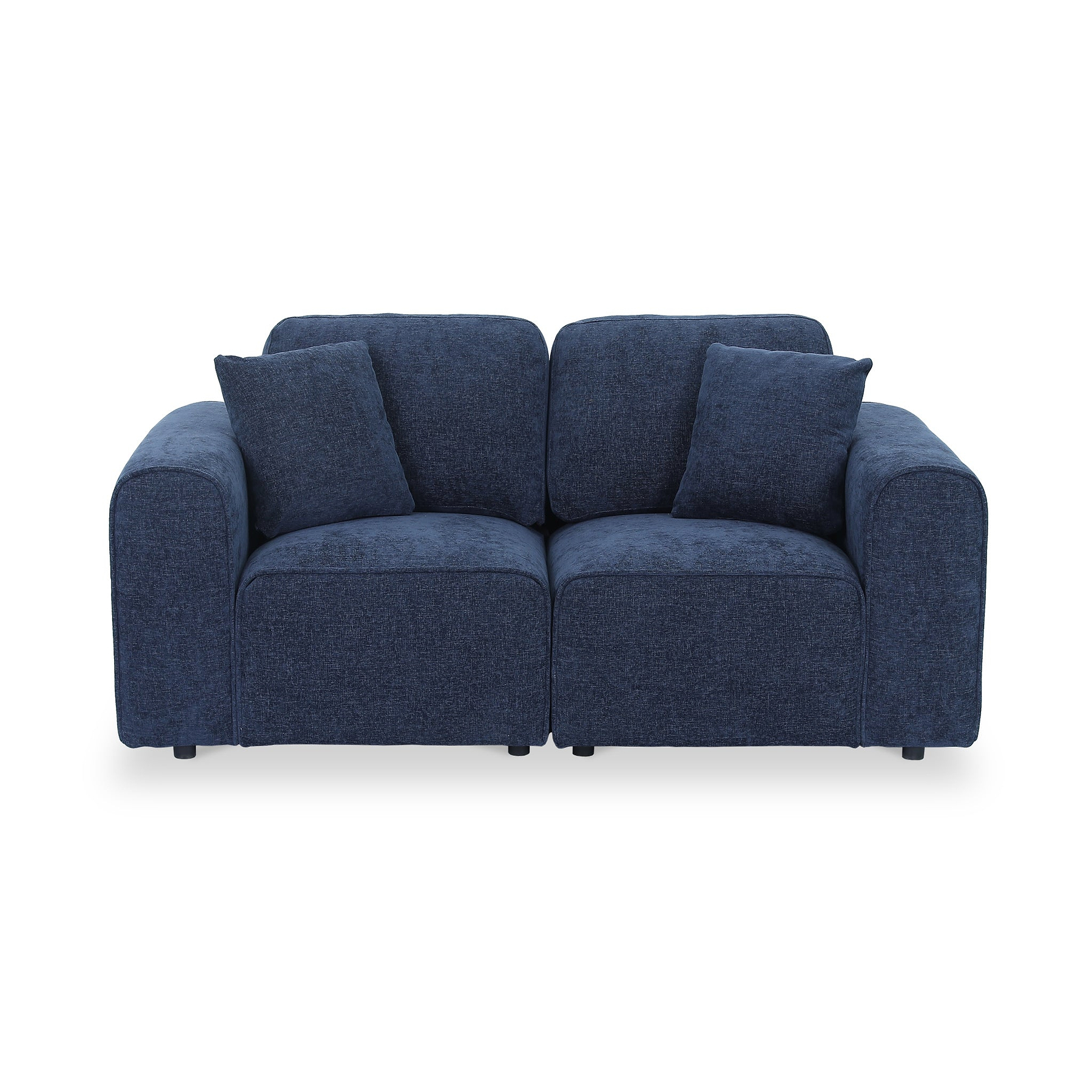 Hugo 2 Seater Sofa Deep Blue from Roseland Furniture