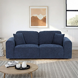 Hugo 3 Seater Sofa Deep Blue from Roseland Furniture