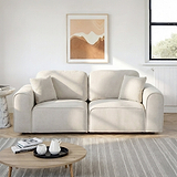 Hugo 3 Seater Sofa Natural Haze from Roseland Furniture