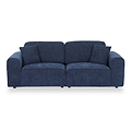 Hugo 4 Seater Sofa Deep Blue from Roseland Furniture