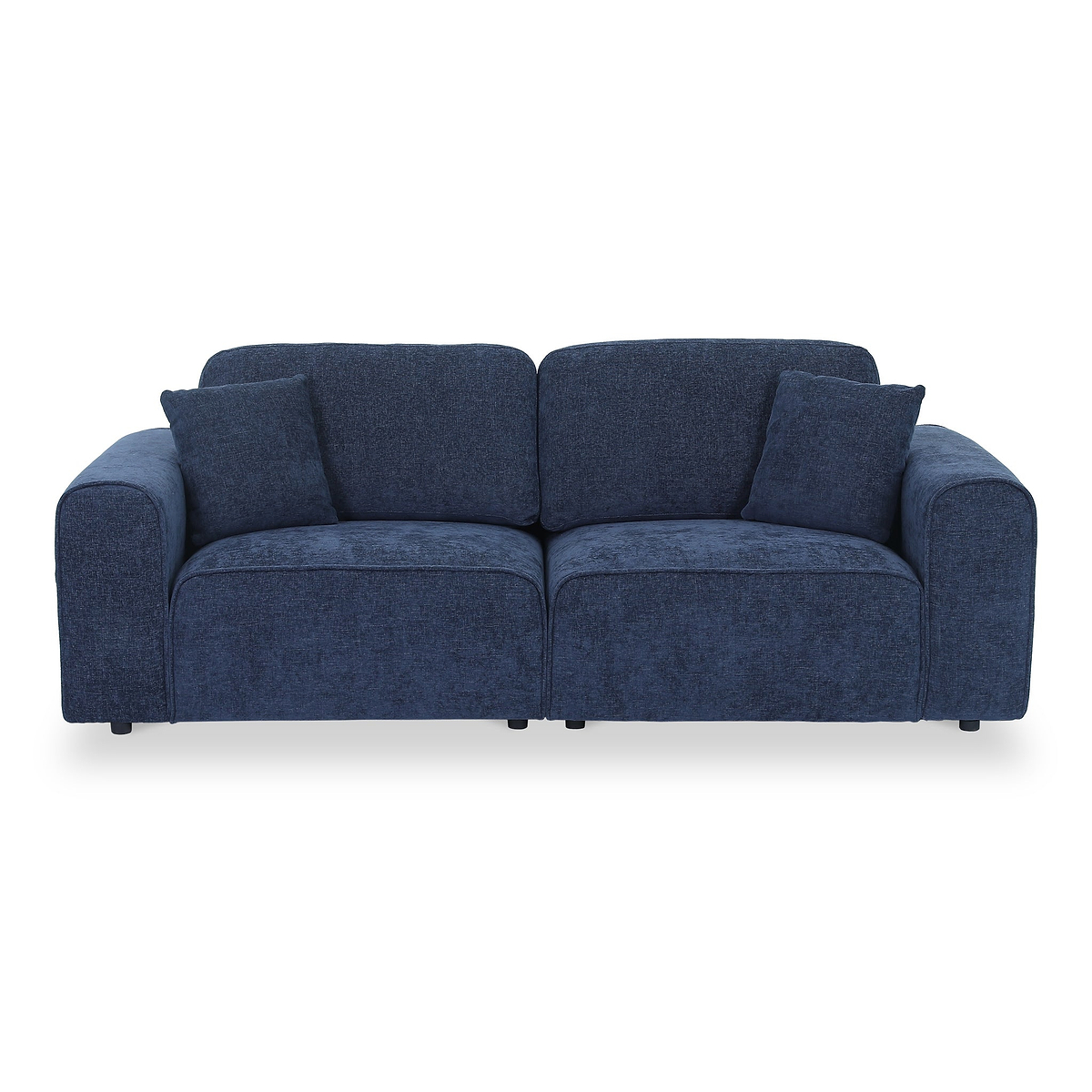 Hugo 4 Seater Sofa Deep Blue from Roseland Furniture