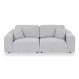 Hugo 4 Seater Sofa Fog from Roseland Furniture
