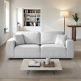 Hugo 4 Seater Sofa Fog from Roseland Furniture