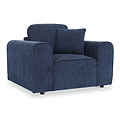 Hugo Armchair Deep Blue from Roseland Furniture