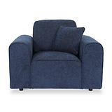 Hugo Armchair Deep Blue from Roseland Furniture