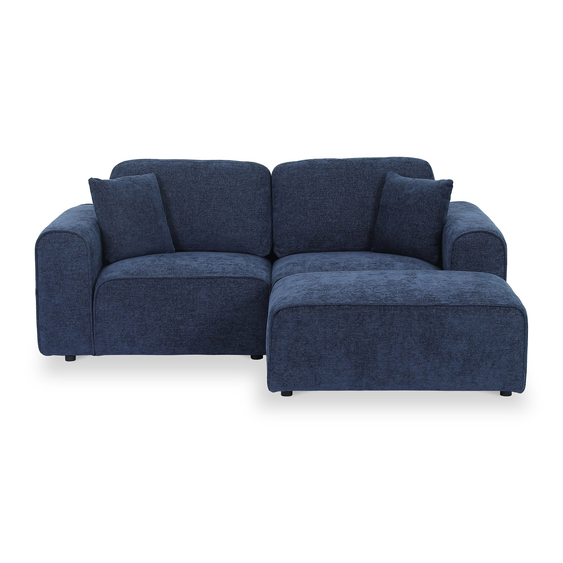Hugo Chaise Sofa Deep Blue from Roseland Furniture