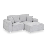 Hugo Chaise Sofa Fog from Roseland Furniture