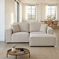 Hugo Chaise Sofa Natural Haze from Roseland Furniture