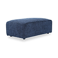 Hugo Footstool Deep Blue from Roseland Furniture