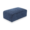 Hugo Footstool Deep Blue from Roseland Furniture