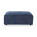 Hugo Footstool Deep Blue from Roseland Furniture