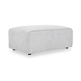 Hugo Footstool Fog from Roseland Furniture