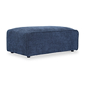 Hugo Footstool XL Deep Blue from Roseland Furniture