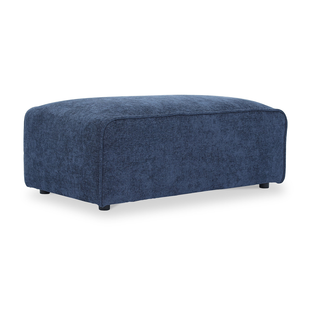 Hugo Footstool XL Deep Blue from Roseland Furniture