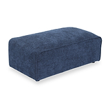 Hugo Footstool XL Deep Blue from Roseland Furniture