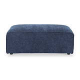 Hugo Footstool XL Deep Blue from Roseland Furniture